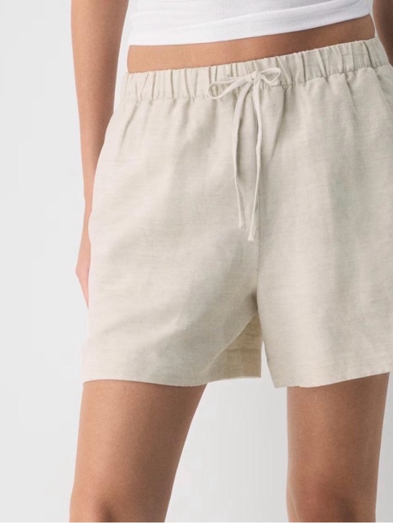 Aritzia Pants - Aritzia Wilfred Tencel Linen Shorts with Drawstring size 2XS or 00